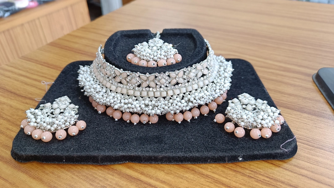 Choker necklace set  uploaded by Krishna collection on 7/3/2023