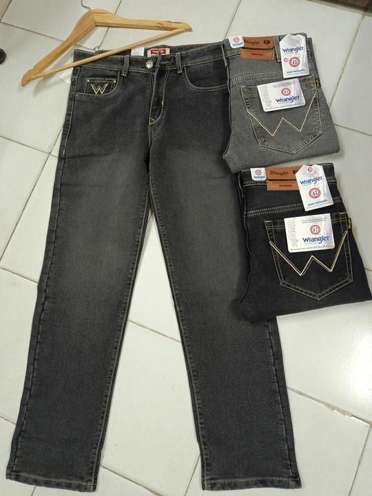 Strechable, comfort, fit blue jeans.   Size 28 to 34  uploaded by Krishna knitwears on 7/3/2023