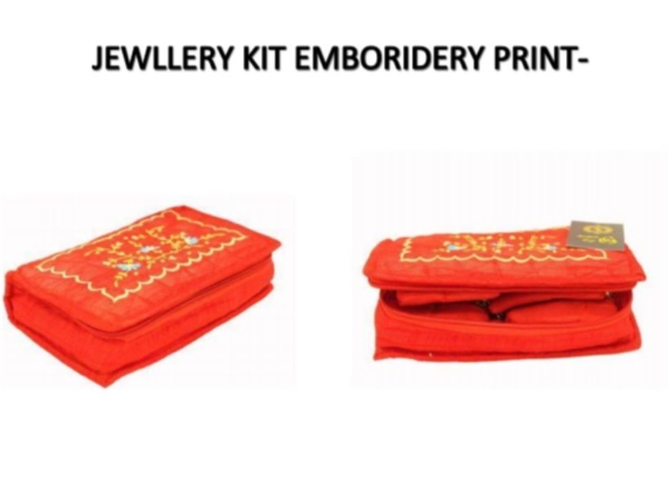 Jewellery kit embrodry print uploaded by SB BAGS AND JEWELLER on 3/15/2021