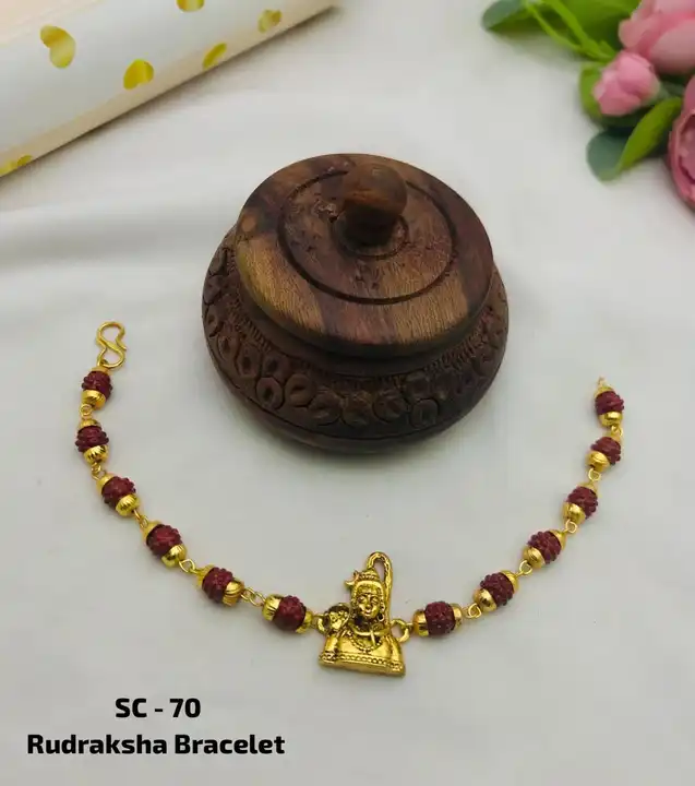 Rudraksha bracelet  uploaded by Shreevari fashion on 7/3/2023
