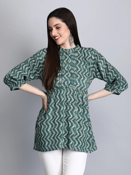 Tunic Top Rayon Printed  uploaded by SHUKRANA on 7/3/2023