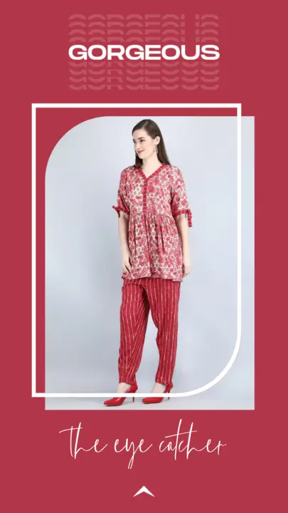 Co-orde set for women Rayon Printed  uploaded by SHUKRANA on 7/3/2023