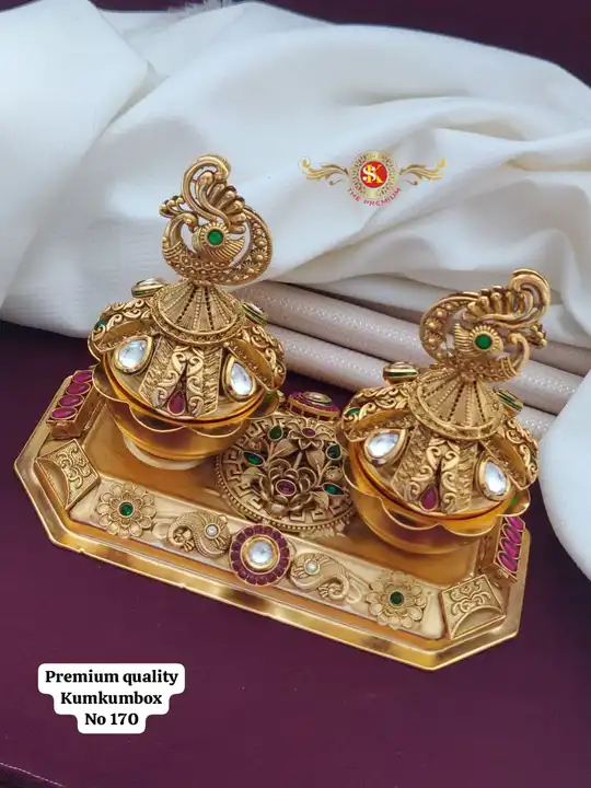 kumkum box uploaded by s.k jewellery on 7/3/2023