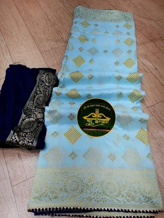 🥰🥰Original product🥰🥰


👉 Russian Dola fabric  with beautiful mx zari  border💃🏻💃🏻
👉🏻👉🏻 N uploaded by Gotapatti manufacturer on 7/4/2023