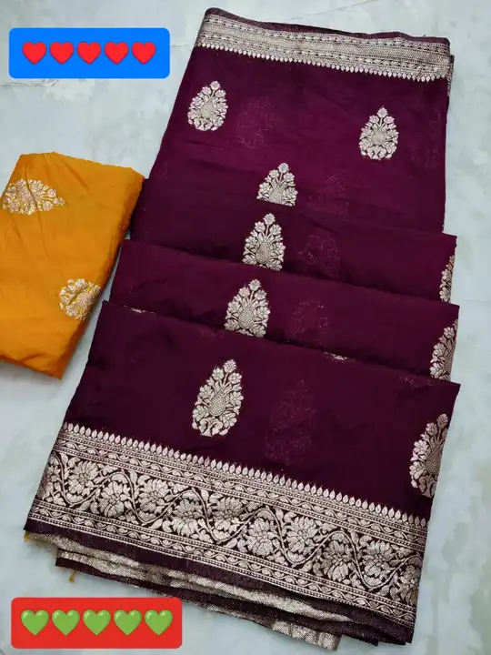 💖💖new Launching💖💖



🥰🥰big sele pure Dhola silk with beautiful rose 🌹 zari waiving saree🥰🥰c uploaded by Gotapatti manufacturer on 7/4/2023