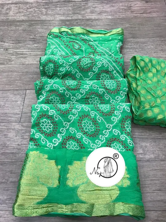 presents   rai bandej special  saree 

*beautiful color combination Saree for all ladies*

👉keep sh uploaded by Gotapatti manufacturer on 7/4/2023
