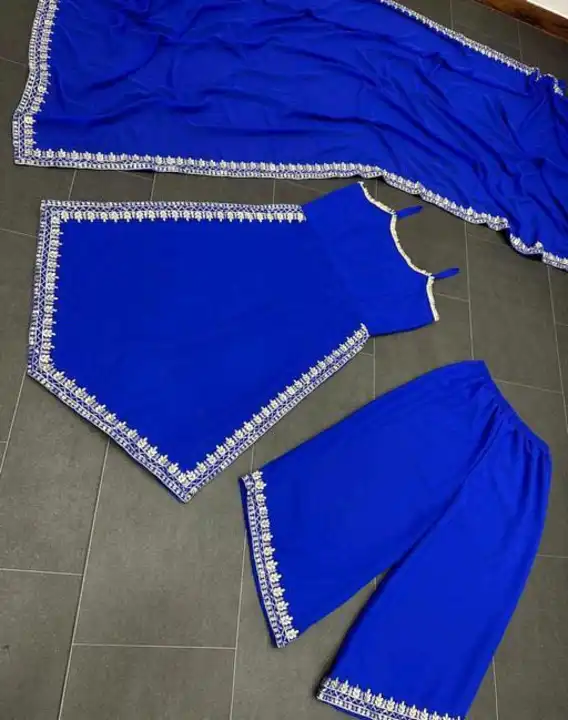 BLUE DRESS SET uploaded by RASHMIKA FASHION on 7/4/2023