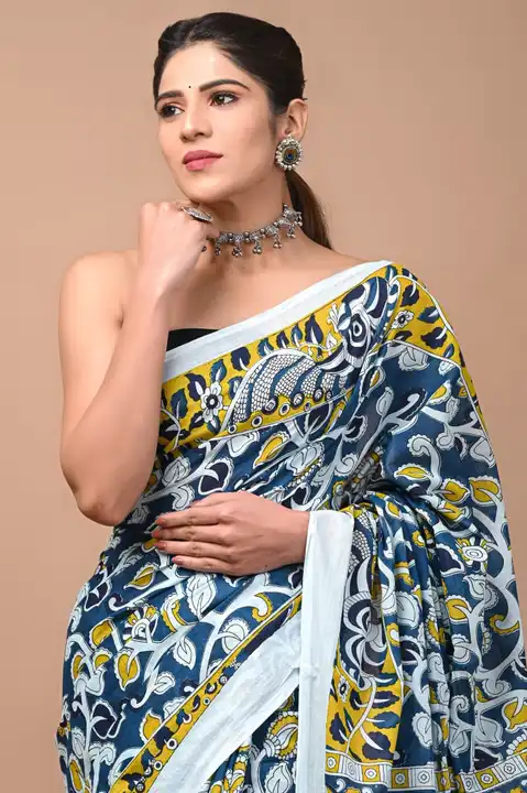 Cotton sarees  uploaded by Ankita hand block print on 7/4/2023