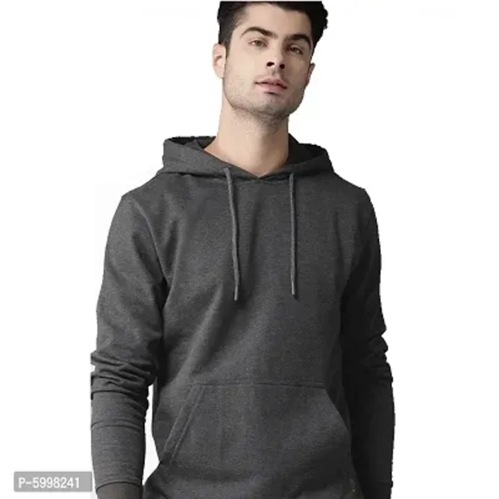 Solid Long Sleeves Hoodie Sweatshirt uploaded by wholsale market on 7/4/2023