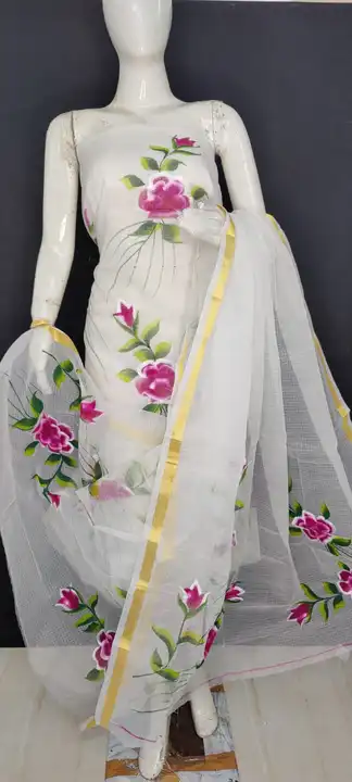 *_Kota Doriya Dress_*

*Cotton Kota Hand Brush Paint Dress/Suits*

*Dupatta & Kurta Only each 2.50 m uploaded by Aanvi fab on 7/4/2023
