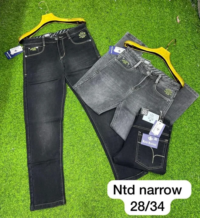 Multi brand men's narrow knitted jeans for men's  uploaded by Panther garments - manufacturing  on 7/4/2023