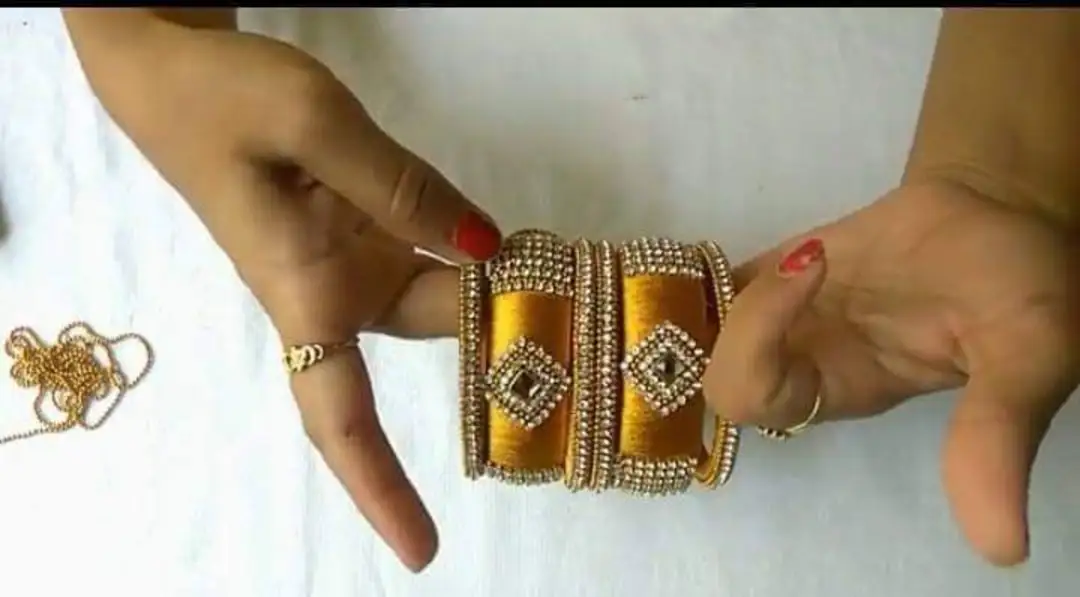 Silk jewellery chuda uploaded by GEET CREATION  on 7/4/2023