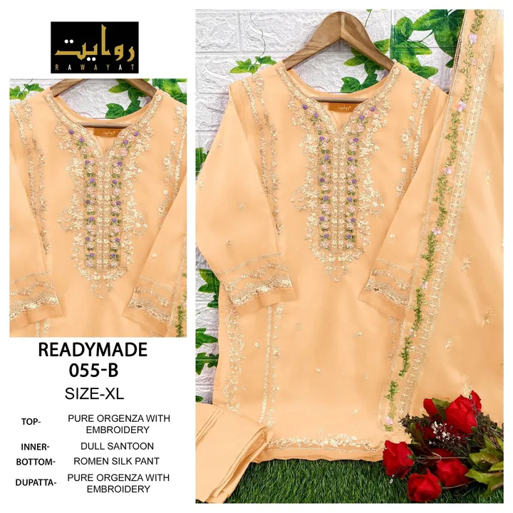 RAWAYAT READYMADE COLLECTION  uploaded by Kaynat textile on 7/4/2023