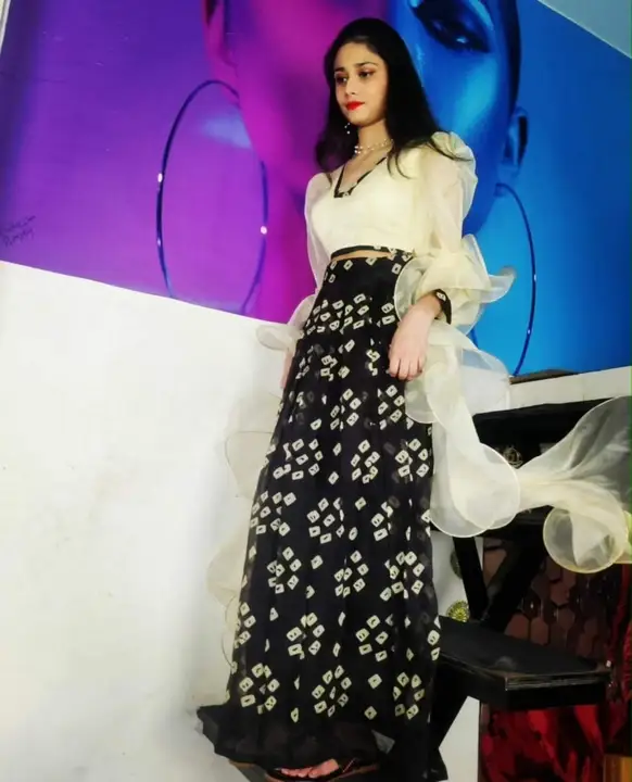 Indowestern skirt with designer dupatta  uploaded by business on 7/4/2023