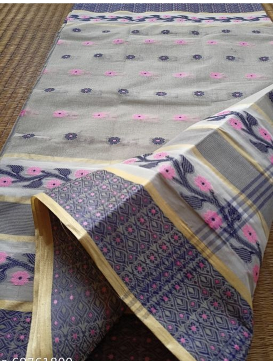 PIUR COTTON TANT SAREE ALL OVER BUTI  uploaded by business on 7/4/2023