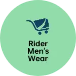 Business logo of Rider men's wear