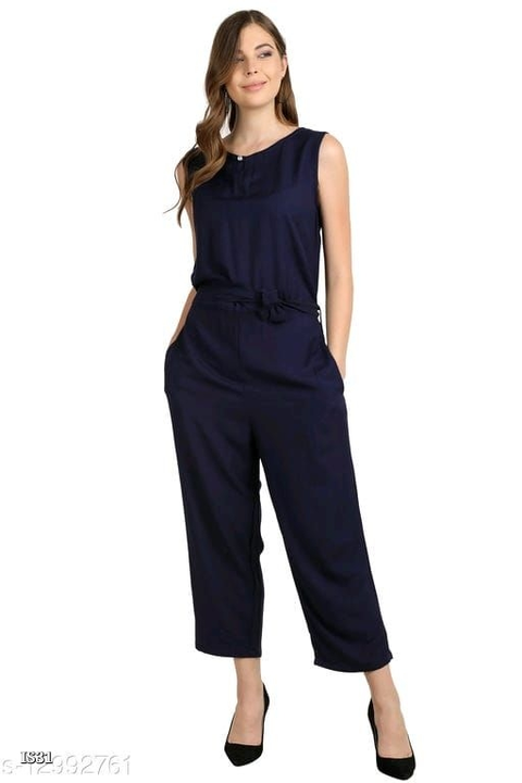 Solid Jumpsuit Fabric Butter Crepe For Women
 uploaded by I. R. FASHION on 7/4/2023