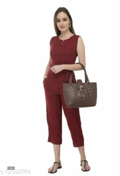 Solid Jumpsuit Fabric Butter Crepe For Women
 uploaded by I. R. FASHION on 7/4/2023