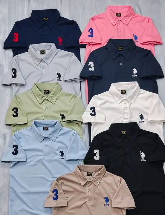 *UNIQUE STYLE OF  US POLO COLLAR T-SHIRT*

FABRIC : imported sports fabric 
SIZE.     :M L XL 
COLOU uploaded by business on 7/4/2023