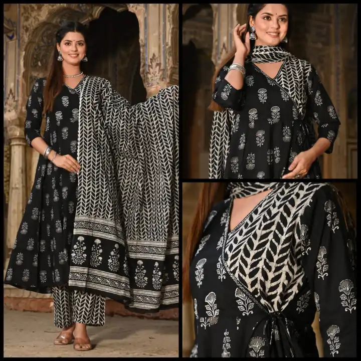 Kurta pant and dupatta set  uploaded by Aleexa Outlet on 7/4/2023