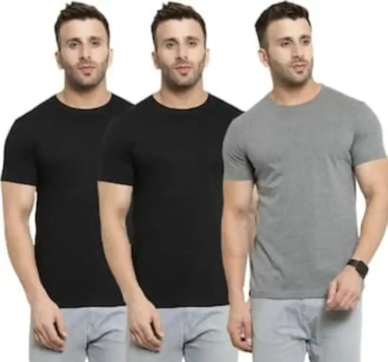 Solid Dryfit Half Sleeve T-shirt - 10 Colors available  uploaded by Panjab Fashion Hub on 7/4/2023