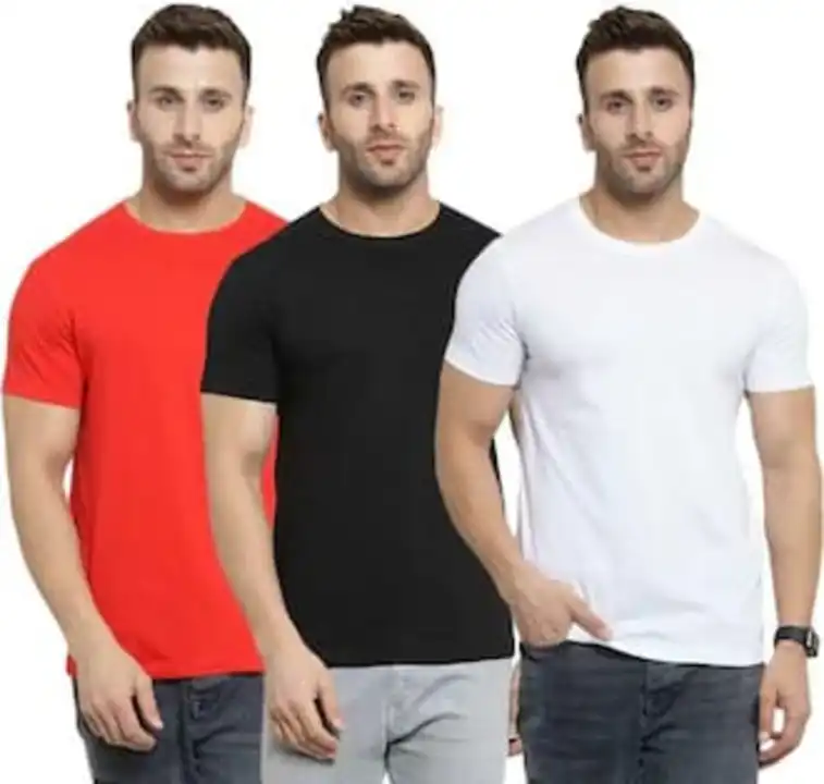 Solid Dryfit Half Sleeve T-shirt - 10 Colors available  uploaded by PANJAB FASHION HUB  on 7/4/2023