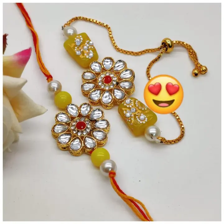 New 😍 Rakhi collection uploaded by Mahakal jewellery on 7/4/2023