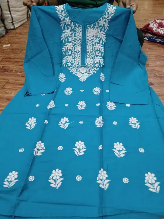 Kurti uploaded by Lcf crafts (lucknow Chikan factory) on 7/4/2023