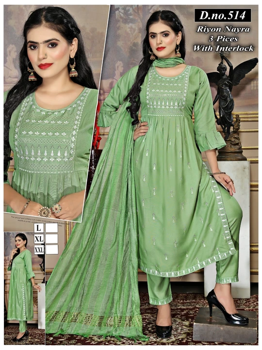 Trendy Kurta Set uploaded by Kaswa Creation on 7/4/2023