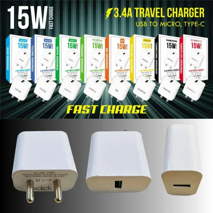 15 w fast charger uploaded by Dadhimati Mobile Accessories on 7/4/2023