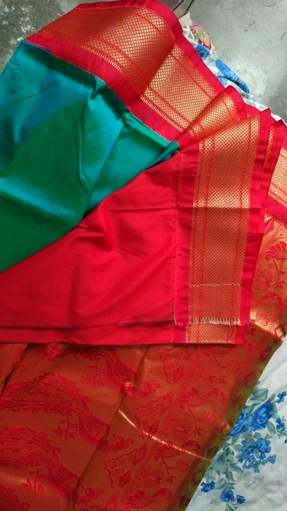 Post image Paithani silk saree available in 4 colours......
.///