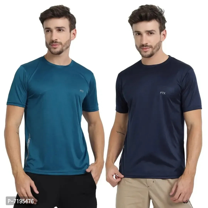 FTX MENS SOLID ROUND NECK T-SHIRT PACK OF 2 uploaded by business on 7/4/2023