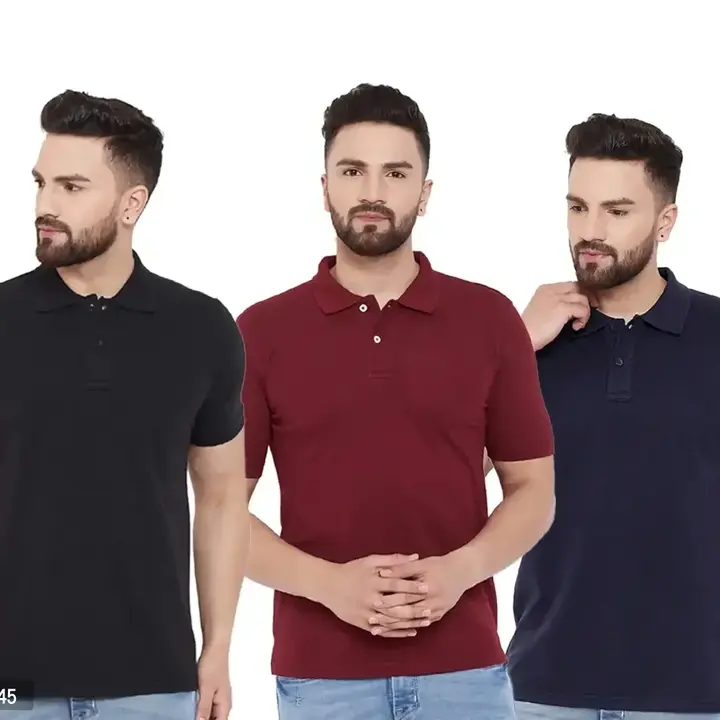 Stylish Polycotton Solid Polos For Men- Pack Of 3 uploaded by business on 7/4/2023
