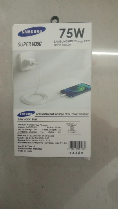 Super 75w charger uploaded by Premium cover on 7/4/2023