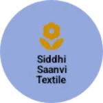 Business logo of Siddhi saanvi textile