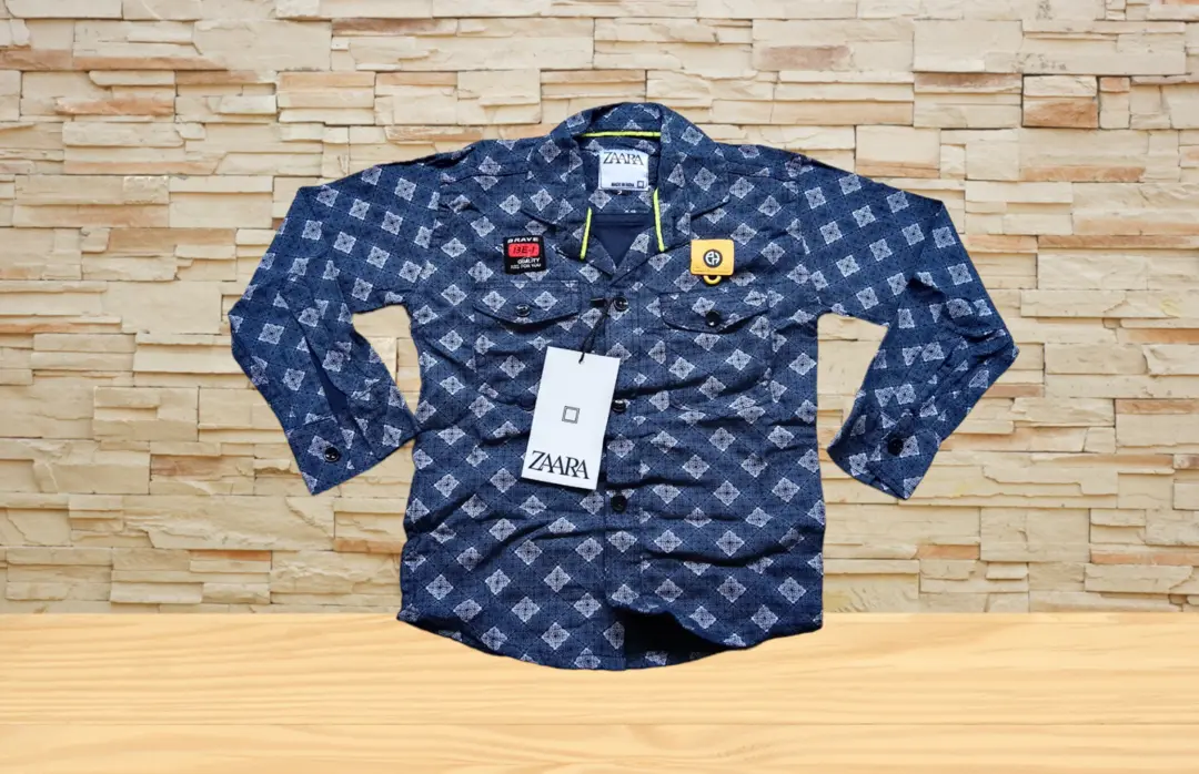 Zara print kids shirt  uploaded by Rathod garment on 7/4/2023