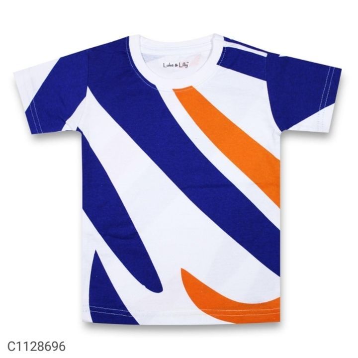 Product image of BOYS PRINTED STRIPPED T-SHIRTS, price: Rs. 285, ID: boys-printed-stripped-t-shirts-52ad9886