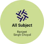 Business logo of All subject