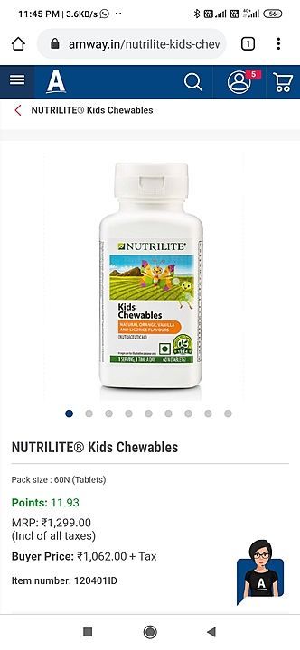 Nutrilite Kids Chewable uploaded by business on 7/15/2020