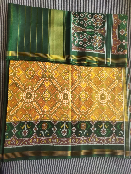 Patola saree uploaded by business on 7/4/2023