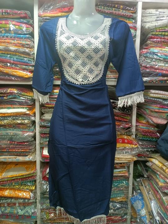 Kurti with less uploaded by M.S. collection on 7/4/2023