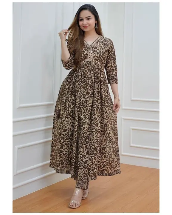 ALIYA cut kurti with pant uploaded by business on 7/4/2023