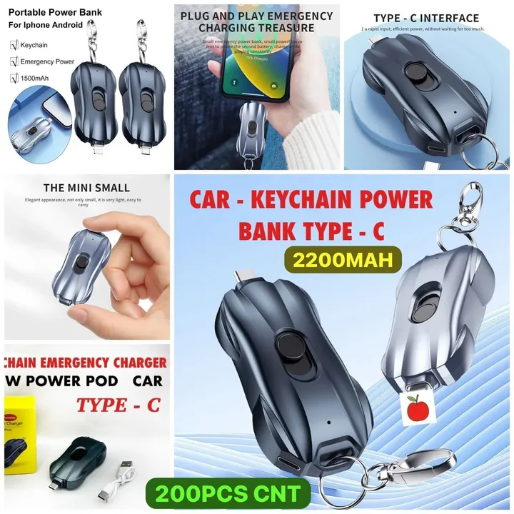 Keychain powerbank type c  uploaded by Mobile World on 7/4/2023