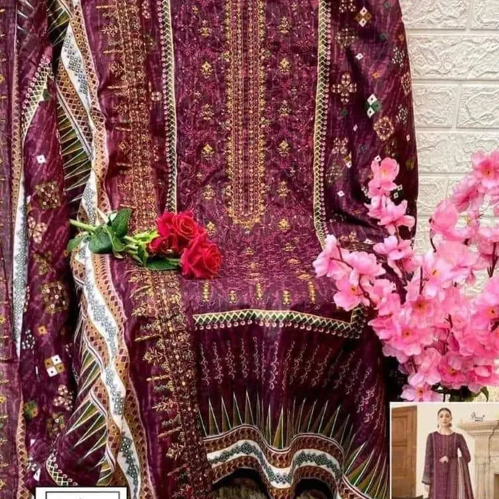BIN SAEED LAWN COLLECTION 03 nx.                 ( a collection of embroidered lawn duppta )

TOP PU uploaded by Ahmed fashion on 7/4/2023