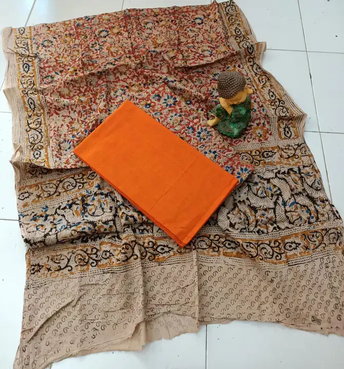 Kalamkari dress matrils  uploaded by Lk fashion on 7/4/2023