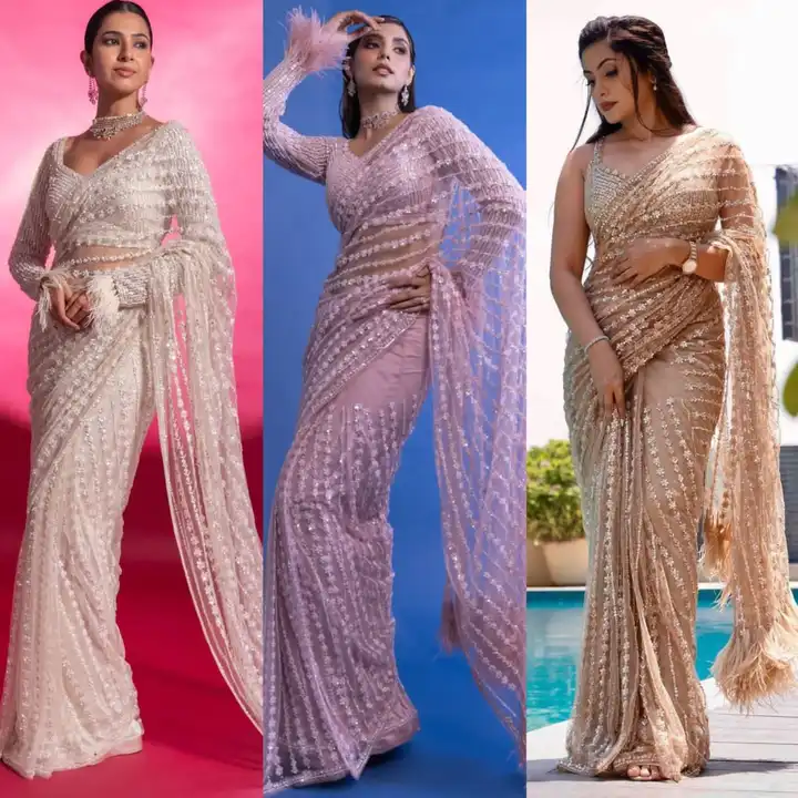 Party wear saree collection  uploaded by Marwadi Businessmen on 7/4/2023