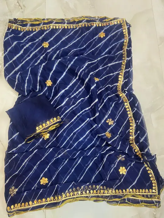 🔱🔱🔱🕉️🕉️🕉️🔱🔱🔱

          New lunching

Sami lehriya gota Patti

👉Pure semi sifon zari paipa uploaded by Gotapatti manufacturer on 7/5/2023