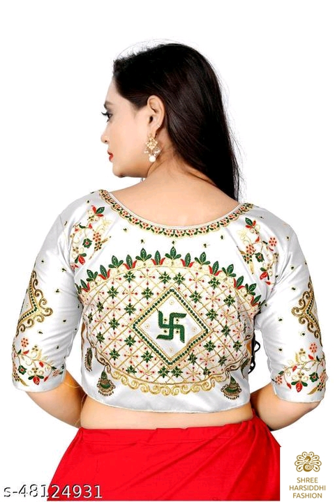 Heavy Embroidery Work Blouse Piece uploaded by SHREE HARSIDDHI FASHION on 7/3/2023