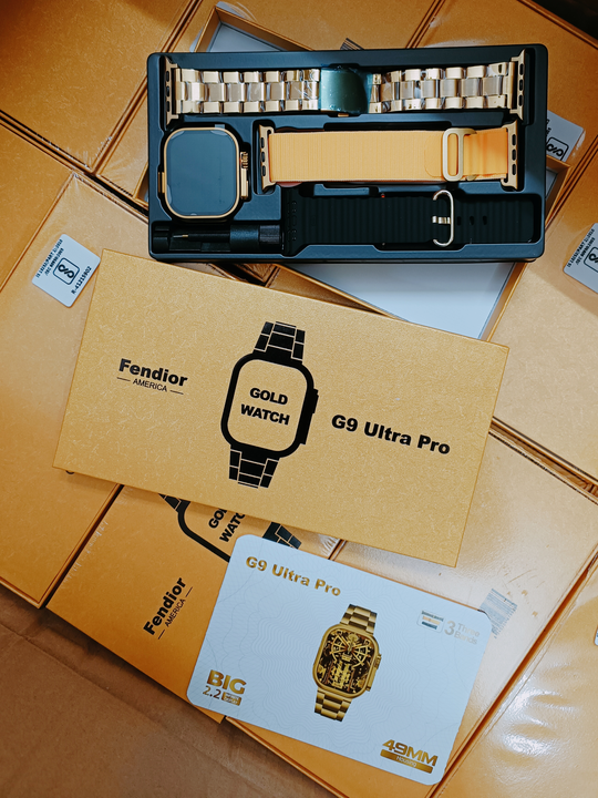 G-9 ULTRA PRO GOLD 🪙 EDITION ✅💥 SMART 🤓 WATCH ⌚🫰 uploaded by navin rajpurohit Ahmedabad  on 7/5/2023