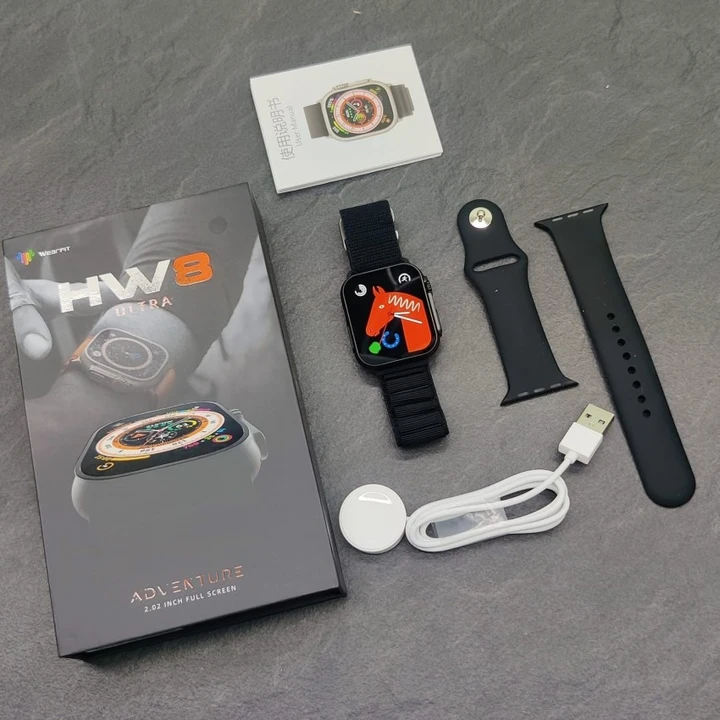HW-8 LUXURY DESIGN SMART 🤓 WATCH ⌚ uploaded by Bluehue Company Ahmedabad on 7/5/2023